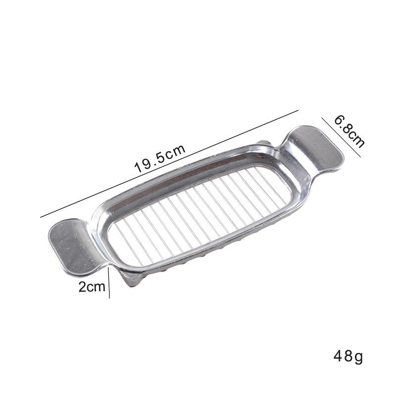 Butter Cheese Slicer, Fruit Slicer, Multifunctional Egg Slicer Polishing style серебряный