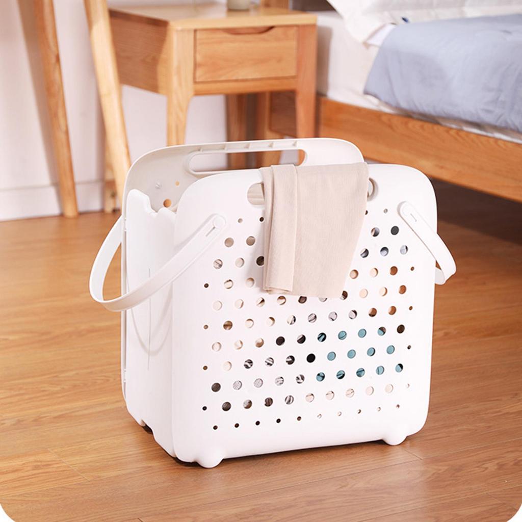 Collapsible Laundry Hampers,Household Clothes Bucket,Bathroom Folding Dirty Storage Basket ,