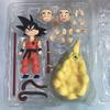 SHF Dragon Ball Kid Goku Action Figure With Kinton Nimbus Cloud Power Pole Interchangeable Heads Hands Tail Anime Model Toy Gift