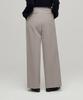 MUSINSA STANDARD WOMAN Women'S Heavyweight Fleece-Lined High-Waisted Wide Hidden Elastic Waist Slacks [Light Beige]