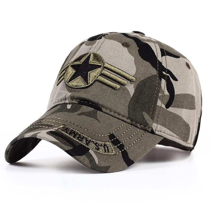 

New Camouflage Baseball Cap Us Air Force Star, Military Tactical Hat For Outdoor Hunting, Men S Army Style Cap Adjustable