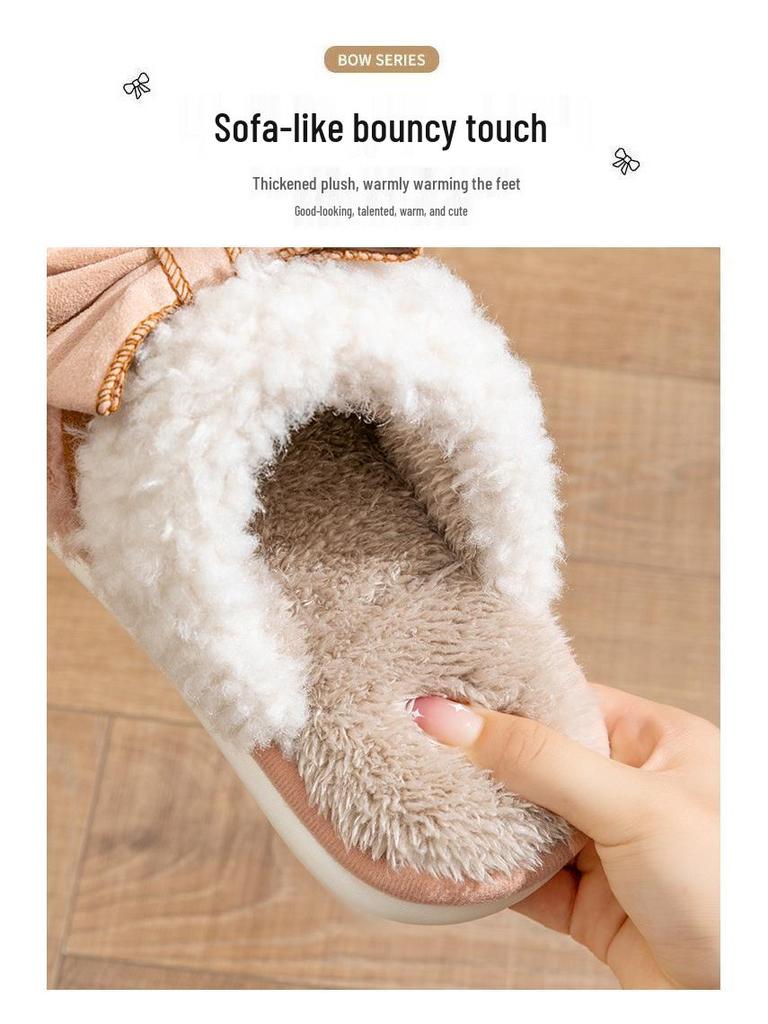 Damen- & Herren Niedliche Gemütliche Baumwollpantoffeln - Warm, Dicke Weiche Sohlen für den Heimgebrauch