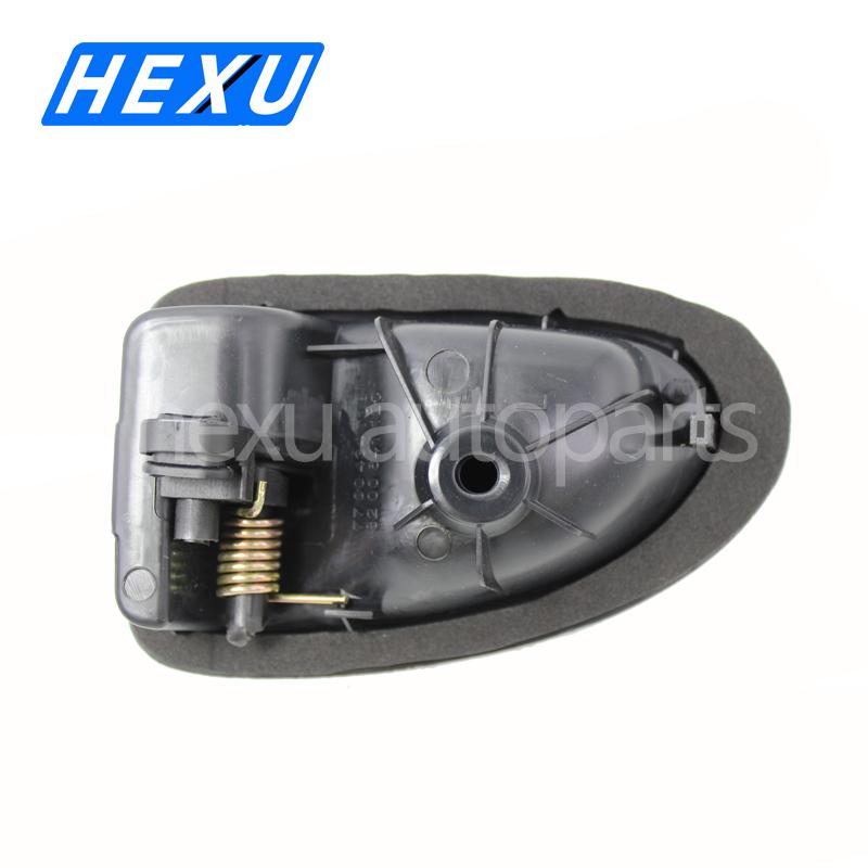 Left And Right Black Inner Door Handle For Renault Megane I 1996-2003 Clio II Trafic II 7700434716