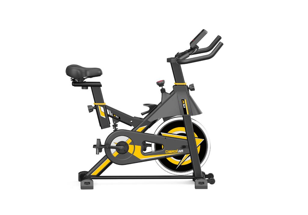 Shock-Absorbing Indoor Exercise Bike with Magnetic Control
