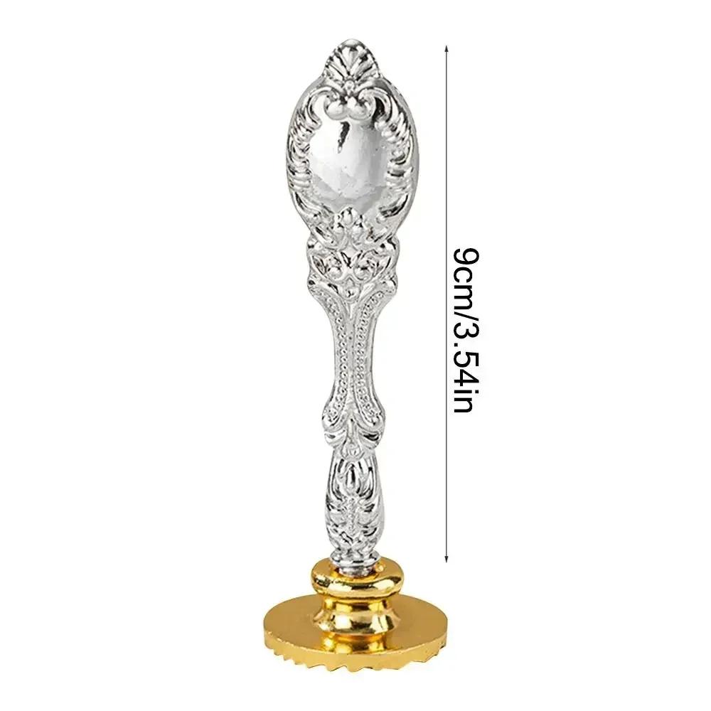 Wooden Wax Sealing Stamp Handle Brass Sealing Wax Stamps Head Retro Rosewood Handle Wax Seal Copper Head for Scrapbooking