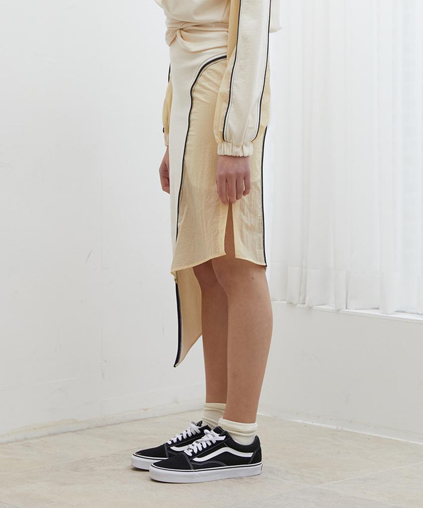 NEAR&DEAR Aximity Jersey Skirt Ivory