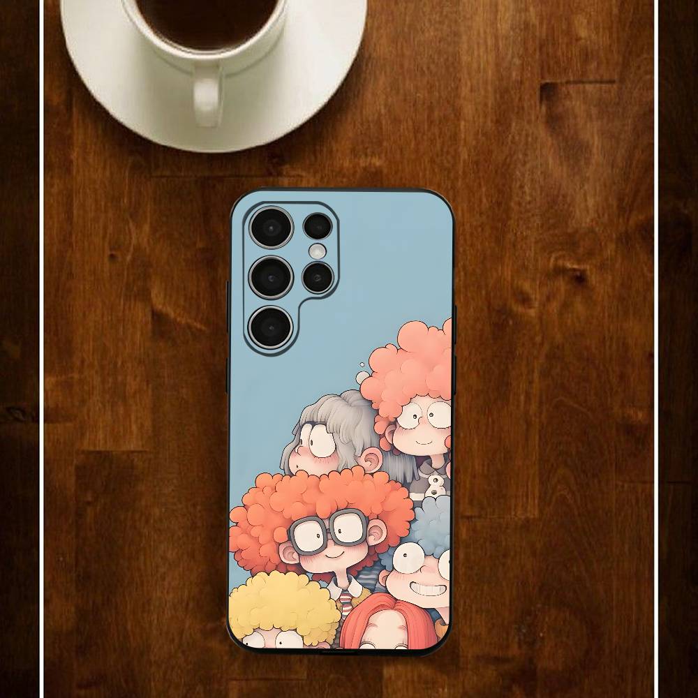

Illustration Friends Phone Silicone Case For Samsung S24 22 20 23 21 20 Ultra Plus Lite 5G Print Cover Samsung S21fe