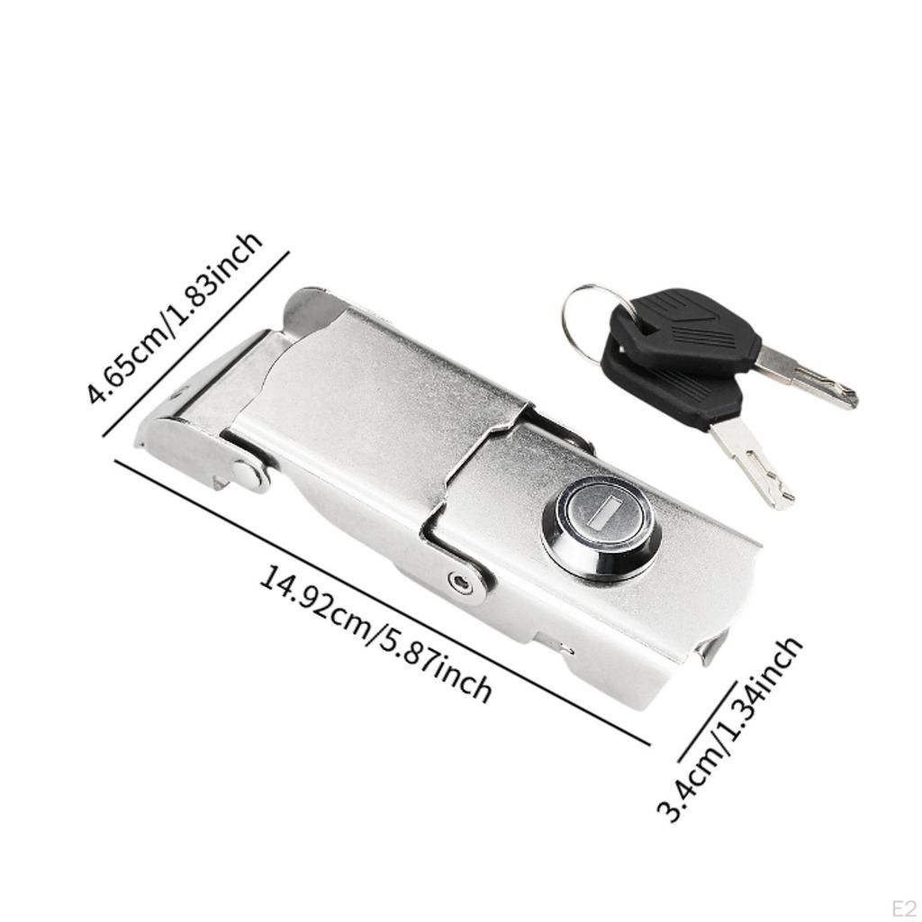 Motorcycle Rear Trunk Lock, Modification Easy to Install Fittings, Sturdy Replacement Repair Anti