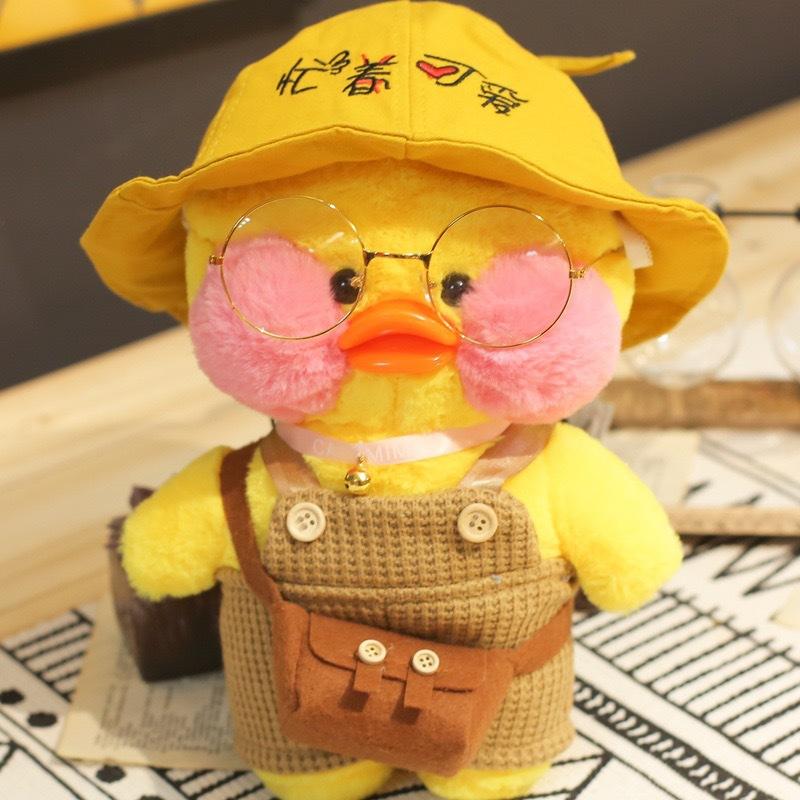 30cm Cute Yellow Lalafanfan Duck Plush Toys Kawaii Soft Stuffed Animal Doll Birthday Christmas Creative Gifts For Girl Children