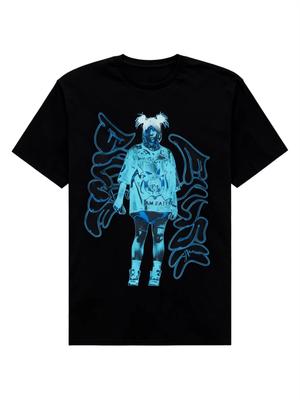 Billie Eilish Star Printed Casual Fashion Summer Tshirt for Men and Women Loose Streetwear Pure Cotton Tshirt Unisex