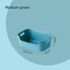 Desktop Storage Box Jewelry Lipstick Organizer Rectangle Plastic Food Container Glasses Makeup Case Toy Basket Home Supplies