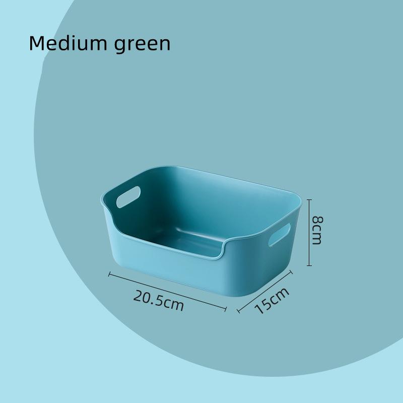 Desktop Storage Box Jewelry Lipstick Organizer Rectangle Plastic Food Container Glasses Makeup Case Toy Basket Home Supplies