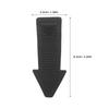20Pcs Door Wedge PVC Door Stopper Non-Slip Heavy-Duty Safety Blocker for Interior Bedroom Office Living Room Floor Carpet Draft