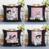 H-Happy S-Sugar Life Pillow Case Plush Fabric Soft Double Sided Print Home Sofa High Quality Cushion Cover Throw