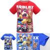 Żywy T-shirt z postaciami z gry Roblox dla dzieci z wygodnej bawełny