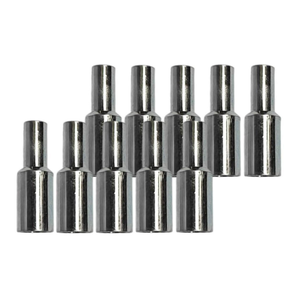 10 Stück Fiberglas Zeltstangen Endkappen, Reparaturhülsen, Einfach zu installieren für 8,5 mm Durchmesser