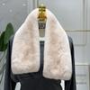 Unisex Winter Faux Fur Scarf - Thick, Knit, Soft and Stylish Accessory for Trendy Warm Comfort