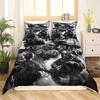 Copripiumino Bandiera Americana Copripiumino Mitragliatrice Queen King Poliestere Copripiumino USA Federazioni Stelle Strisce Set Biancheria da Letto