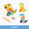 Toys Educational Toys Dinosaur Screwdriver Board Montessori Fine Motor Skills Sensory Screw Nut Busy Board Activity Wooden Kids