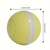 Electric Pet Interactive Ball Indoor Automatic Rolling Magic Ball with LED Light Low Noise Smart Ball Cat Toy for All Age of Cat