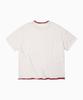 DOFFJASON Cutoff Layered Slub T-Shirt Ecru