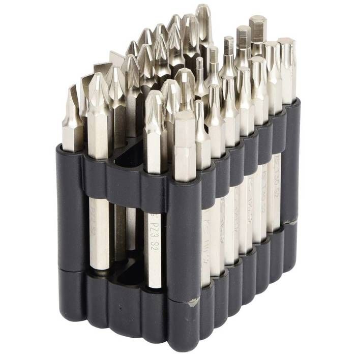 Jeu d'embout de vissage - KS TOOLS - 75 mm - 32 pièces - En pack