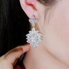 Long Earrings Brass Gold-Plated Earrings Socialite Beautiful Banquet Jewelry
