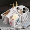 Portable Shower Storage Basket Functional Bathroom Organizers Holder for Cleaning Products and Personal Care Items