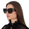 Gucci Grey Geometric Ladies Sunglasses Gg0956s 003 54