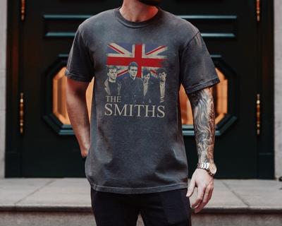 The Smiths Vintage Black  English Rock Band Comfort Colors 1717 Tee Unisex T-Shirt
