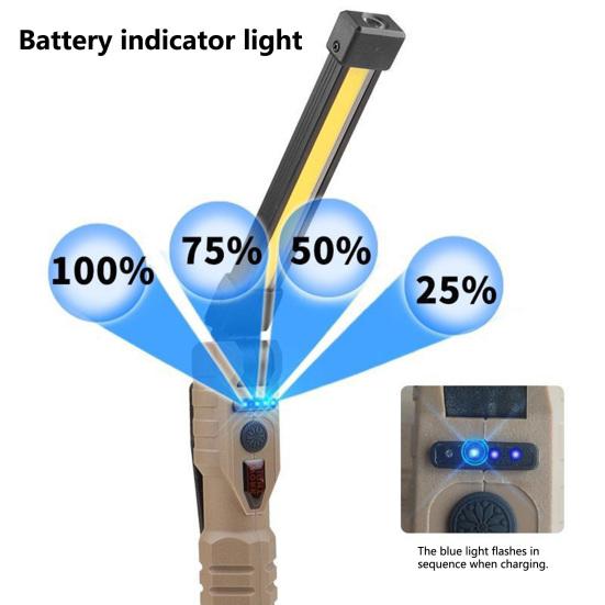 Premium LED Flashlight High Brightness Collapsible Multipurpose