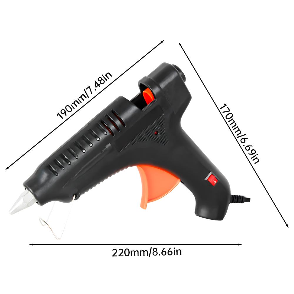 100W Hot Glue Gun 11mm High-Power Domestic Hot Glue Gun 3-5 Minute Warm-Up Time High-Quality Hot Glue Gun