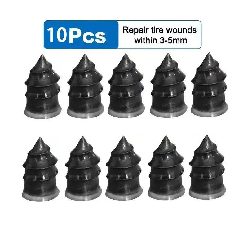 QuickFix RapidSeal Tire Repair Kit: 60pcs Durable Rubber Screw Plugs - Easy DIY Puncture Seal For All Vehicles Accessories