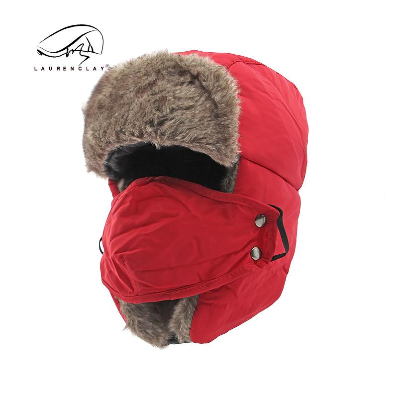 Hut Herren Winter Ohrenschutz warm winddicht Schnee Reithut Maske Schneehut weiblich Tide