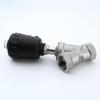 Stainless Steel Pneumatic Y-Type Angle Seat Valve for High-Temperature Steam and Gas Pipelines