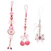 Playful Fruit Keychain Pendant Adorable Acrylic Charm Phone Lanyard Strap For Everyday Use As Bag Phone Decoration