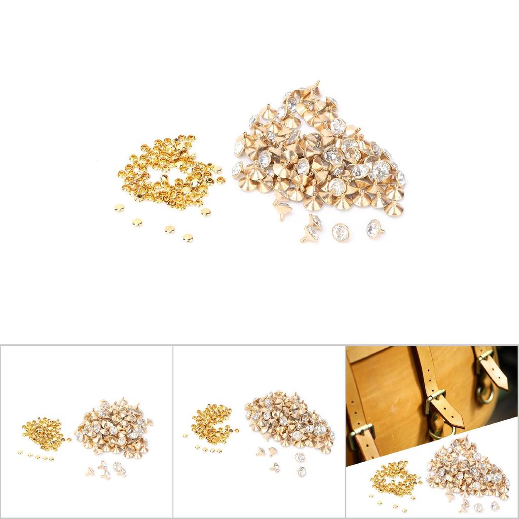 Cloth   Inlay   Rivets 12mm Spots Studs   for   Leather Craft Decoration(Gold)