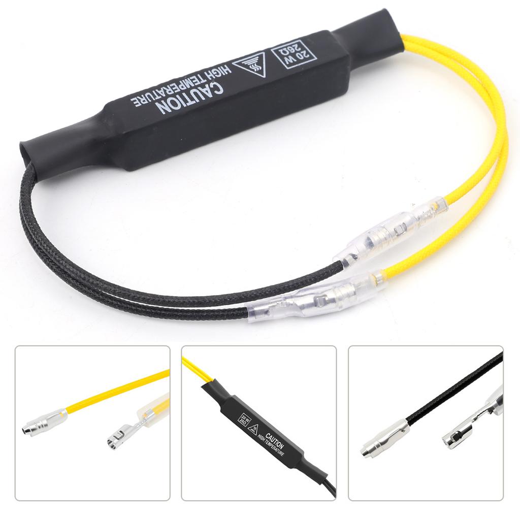 Indicator Load Resistor 12V 20W Solve Blinker Error 26 Ohm LED Turn Signal Lights Fault Decoder Motorcycle Flasher Accessories