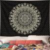 Indian Mandala Tapestry Psychedelic Hippie Bohemian Living Room and Bedroom Wall Hanging Home Decor