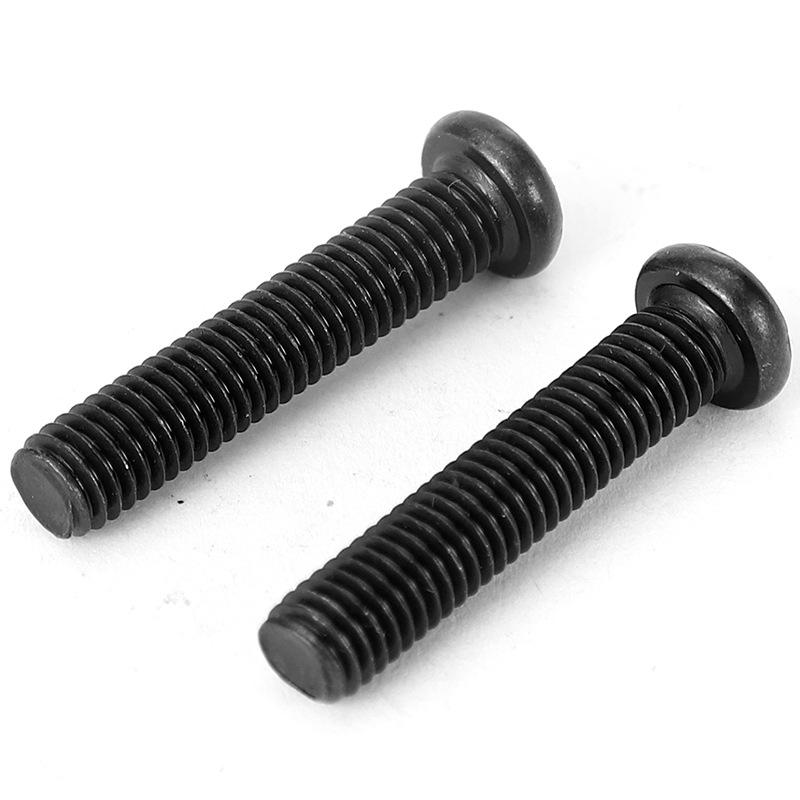 Black Cross Round Pan Head Machine Screw Set for Watches and Glasses