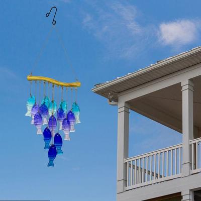 Gartendekoration Eisenkunst Windspiel Hängend Exquisit Sonnenfänger Bunt Lichtsammlung Anhänger Geschenk