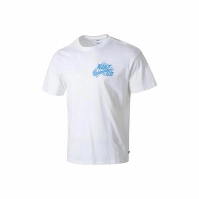 Woodcut Style Graphic Print American Short-Sleeve T-Shirt for Men White FQ3720-100