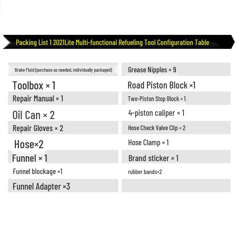 EZMTB Universal Hydraulic Disc Brake Bleed & Fill Tool for Mountain and Road Bikes