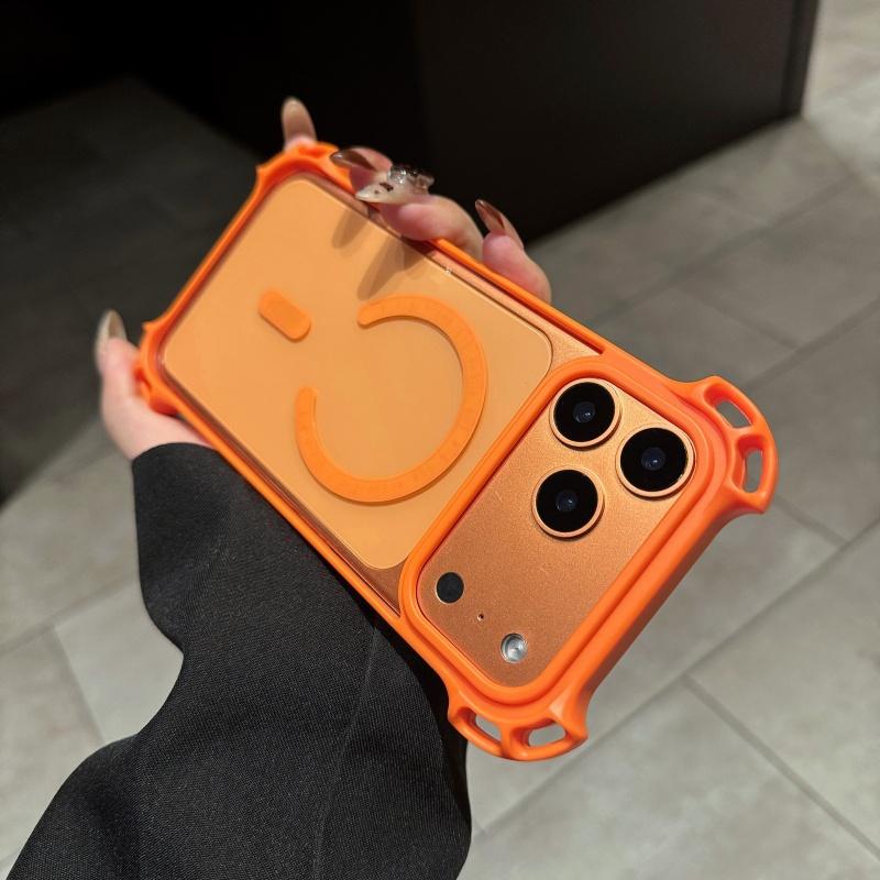 Luxury Drone Corners Shockproof for Magsafe Armor Case for iPhone 17 16 15 14 13 12 11 Pro Max Magnetic Clear Hard Phone Cover