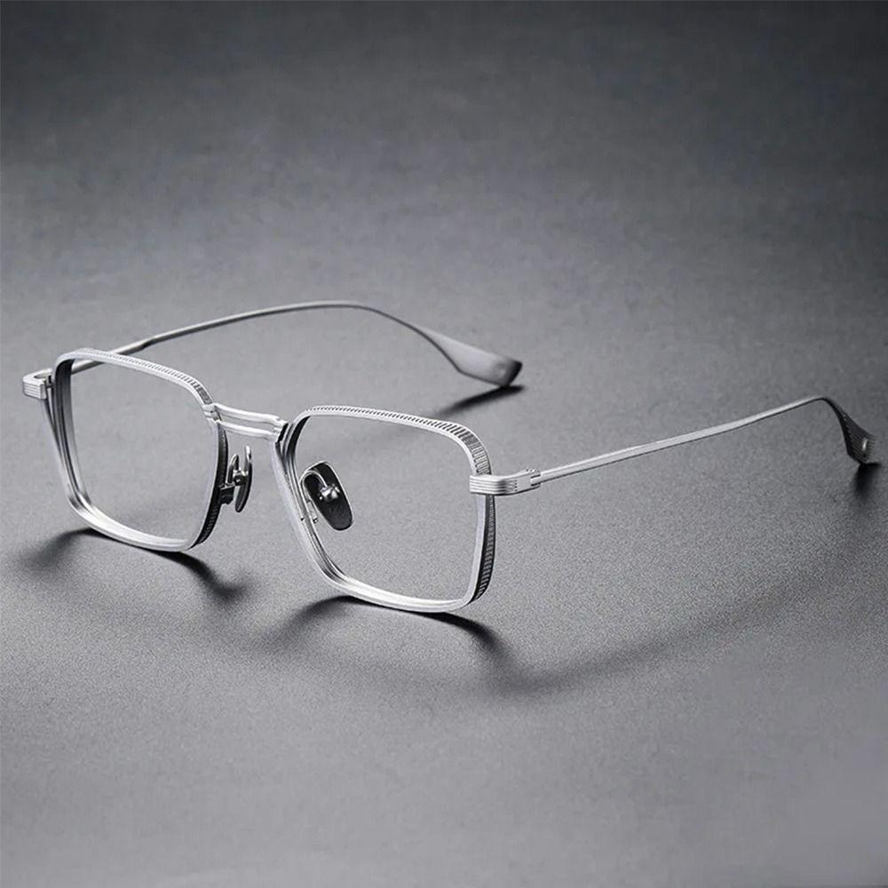 Men Glasses Anti Blue Light Glasses Large Frame Myopia Glasses Flat Light Glasses Transparent Eyeglasses Frame Eyewear Office