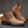 Luxuriöse Herren Chelsea Boots Mode Handgefertigte Lederstiefel Britischer Stil Hoher Stiefel Marke Lässige Kleiderstiefel für Herren Botas2025