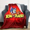 1pc Tom Jerry Flannel Blanket, Soft Skin Friendly with Digital Printing, Various Sizes Available for Family, Friends, Birthday