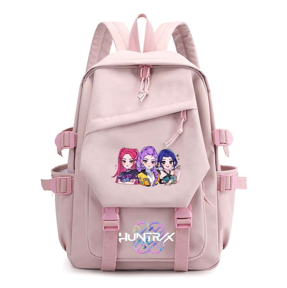 Anime Cute K-pop Demon Hunters Printed Backpack for Teenager Boy Gril Schoolbag Children Student Bookback Women Waterproof Travel Bag Kid Gift Mochila