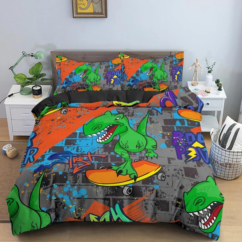 UFO Muster Bettbezug Set Mysteriöser Alien 3D Druck Polyester Bettdeckenbezüge King Size für Kinder Jungen Mädchen Teenager Bettwäschesets