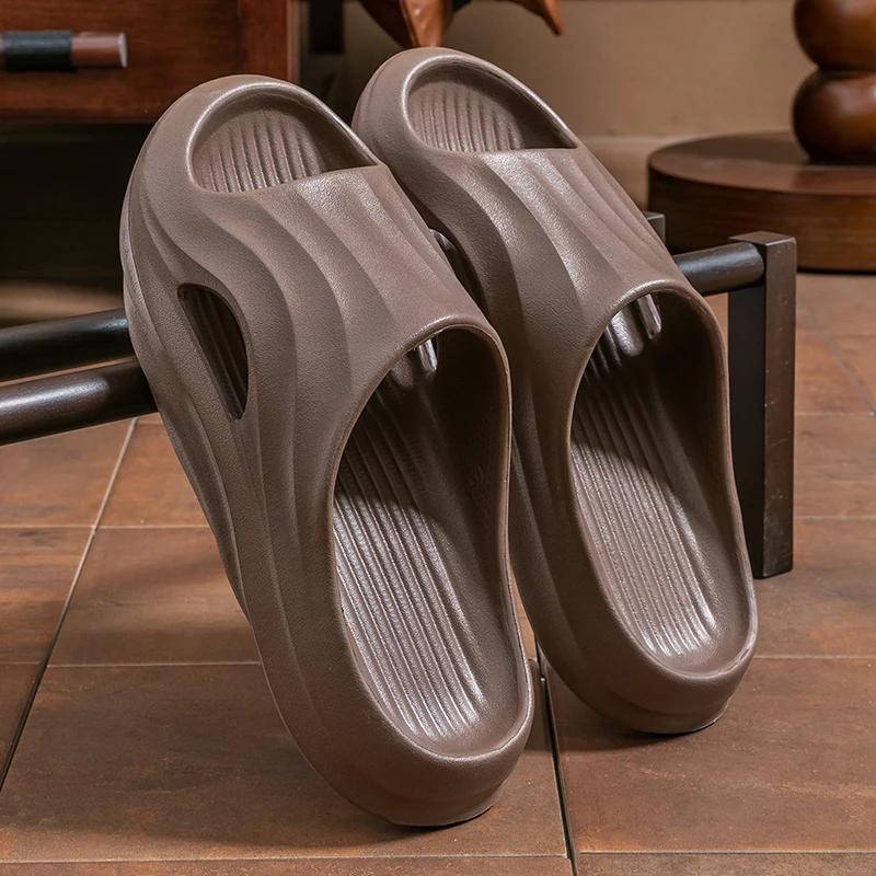 Fashion Soft Sole Platform Slippers for Women Summer Home Thick Bottom Cloud Slides Woman Sandals Non-Slip Comfort Beach Flip Flops